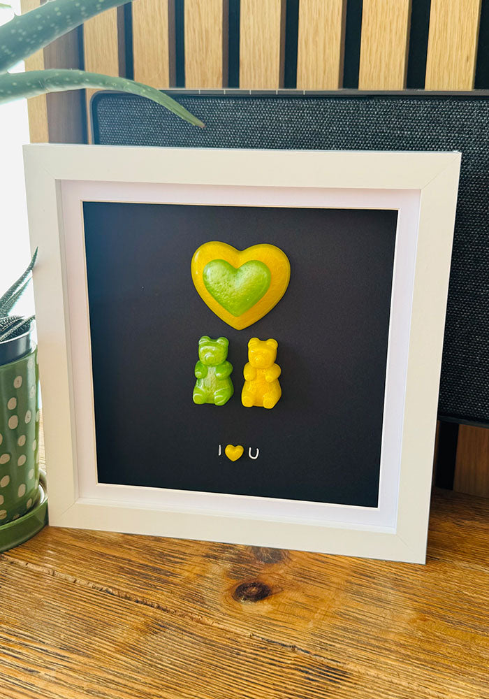 Citrus Love: Lime & Lemon Resin Bear Duo