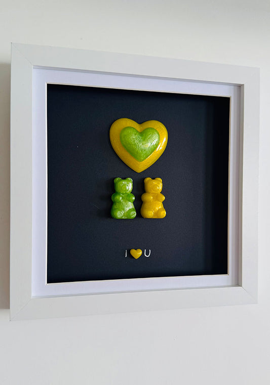 Citrus Love: Lime & Lemon Resin Bear Duo