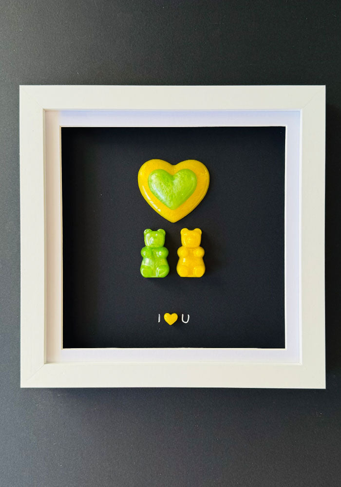 Citrus Love: Lime & Lemon Resin Bear Duo