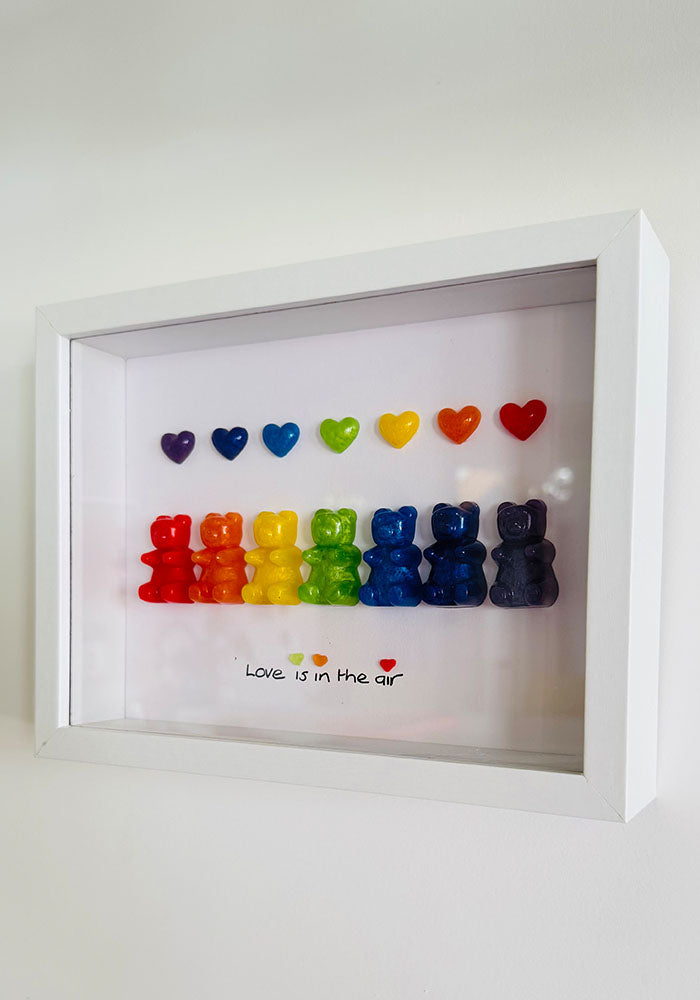 Love Is in the Air: Pride Edition with Rainbow Bears & Hearts